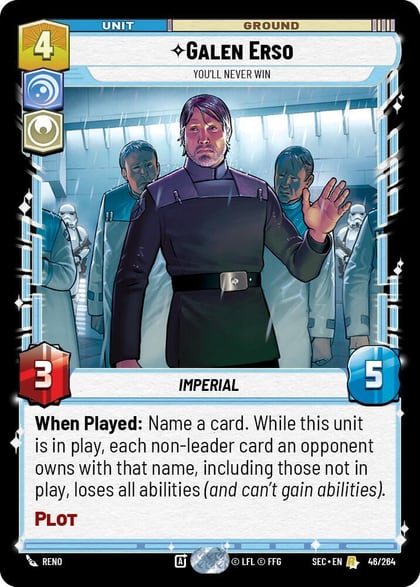 Galen Erso - You'll Never Win, Secrets of Power 46/264