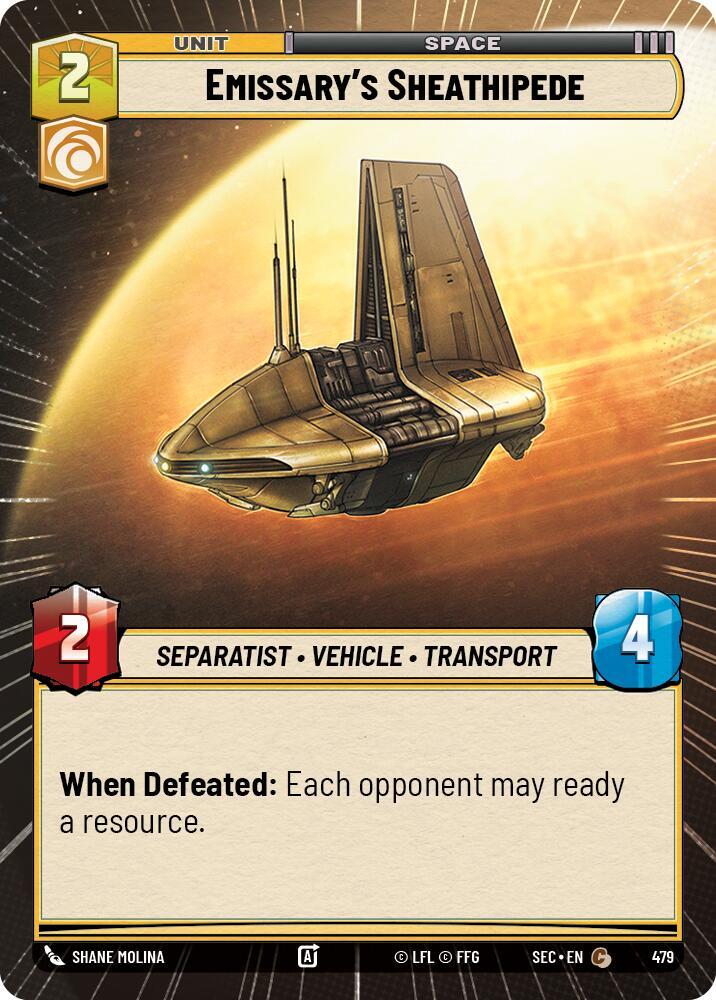 Emissary's Sheathipede (Hyperspace), Secrets of Power 479