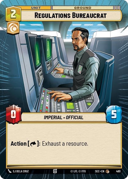 Regulations Bureaucrat (Hyperspace), Secrets of Power 480