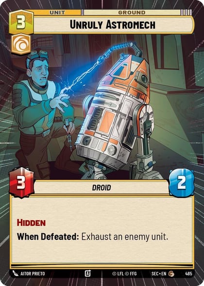 Unruly Astromech (Hyperspace), Secrets of Power 485