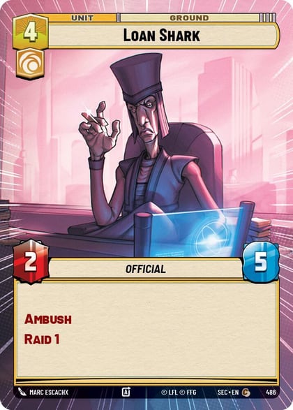 Loan Shark (Hyperspace), Secrets of Power 486