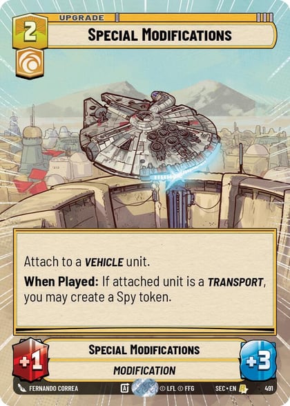 Special Modifications (Hyperspace), Secrets of Power 491