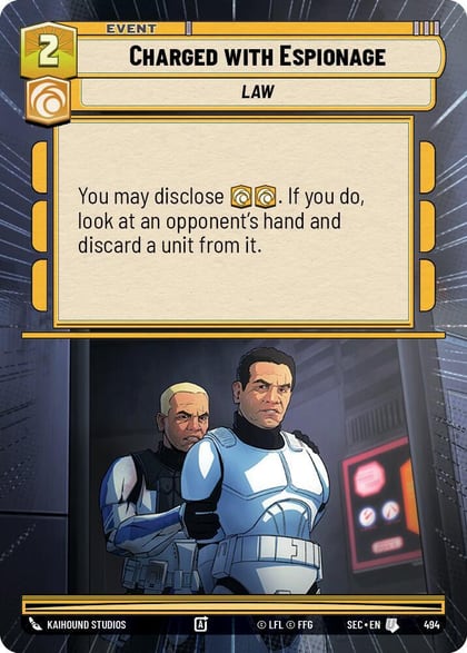 Charged with Espionage (Hyperspace), Secrets of Power 494