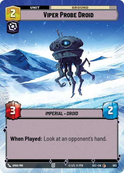 Viper Probe Droid (Hyperspace), Secrets of Power 503