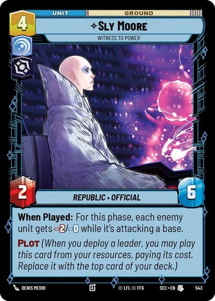Sly Moore - Witness to Power (Foil), Secrets of Power 543
