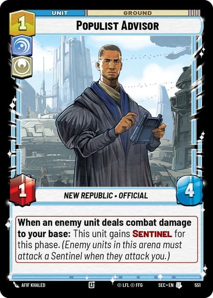 Populist Advisor (Foil), Secrets of Power 551