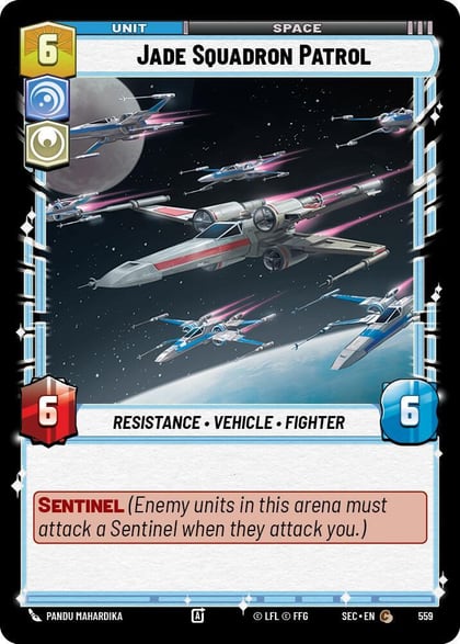 Jade Squadron Patrol (Foil), Secrets of Power 559