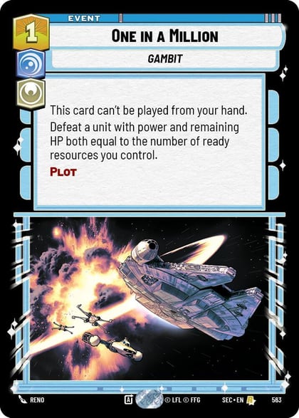 One in a Million (Foil), Secrets of Power 563