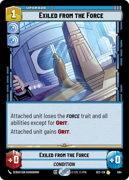 Exiled from the Force (Foil), Secrets of Power 564