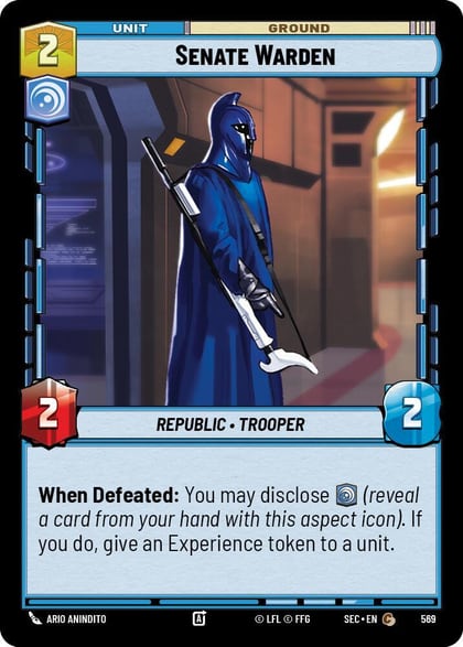 Senate Warden (Foil), Secrets of Power 569