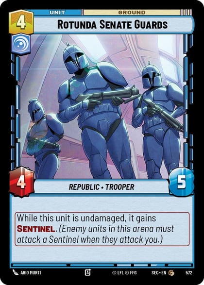 Rotunda Senate Guards (Foil), Secrets of Power 572