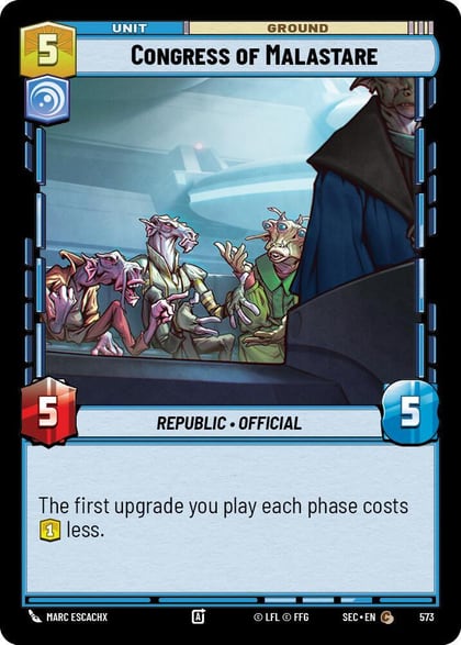 Congress of Malastare (Foil), Secrets of Power 573