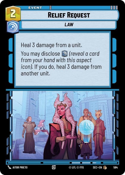Relief Request (Foil), Secrets of Power 584