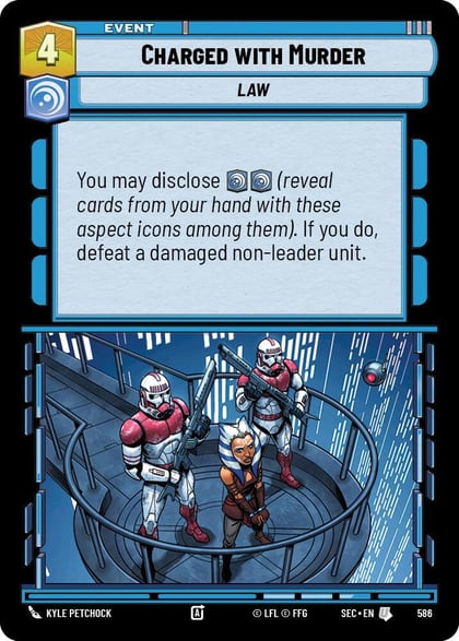 Charged with Murder (Foil), Secrets of Power 586