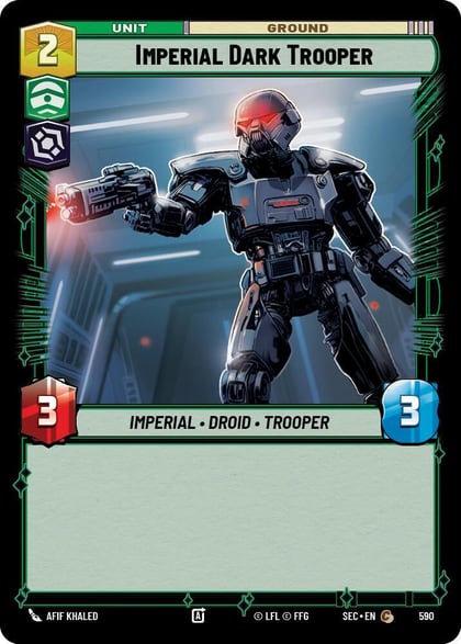 Imperial Dark Trooper (Foil), Secrets of Power 590