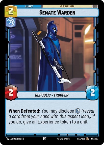 Senate Warden, Secrets of Power 59/264
