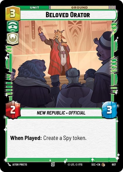 Beloved Orator (Foil), Secrets of Power 607