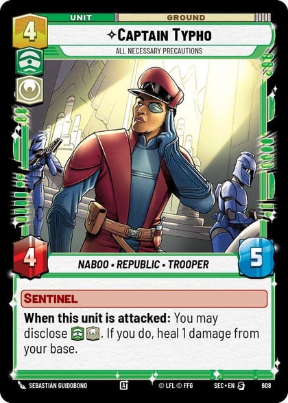 Captain Typho - All Necessary Precautions (Foil), Secrets of Power 608
