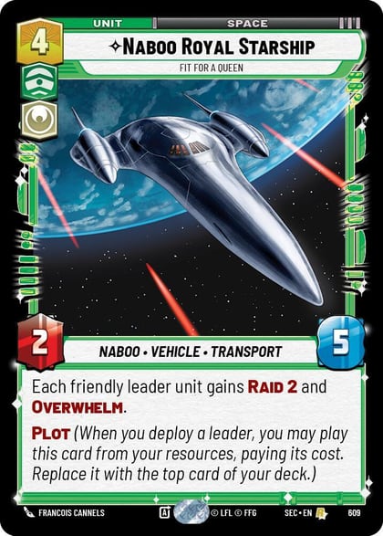 Naboo Royal Starship - Fit For A Queen (Foil), Secrets of Power 609