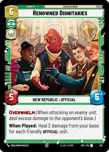 Renowned Dignitaries (Foil), Secrets of Power 612