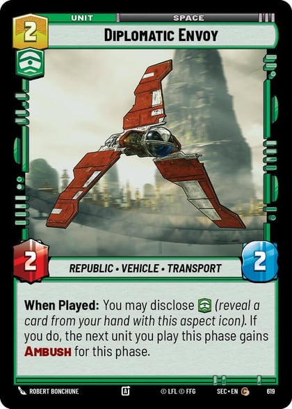 Diplomatic Envoy (Foil), Secrets of Power 619
