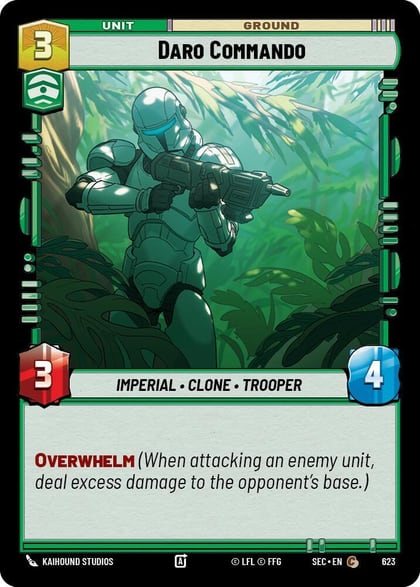 Daro Commando (Foil), Secrets of Power 623