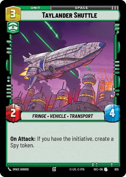 Taylander Shuttle (Foil), Secrets of Power 625