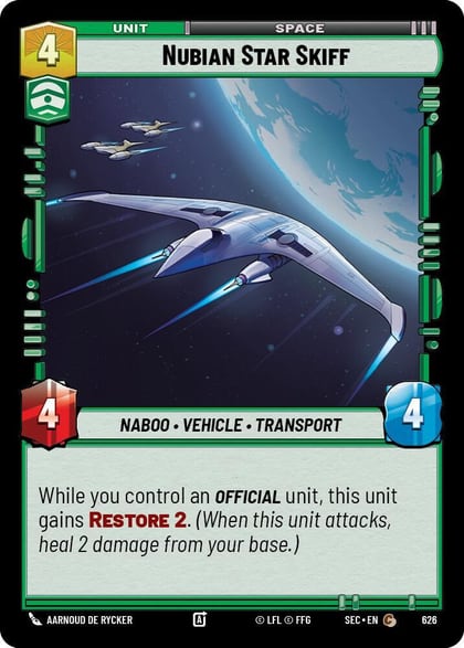 Nubian Star Skiff (Foil), Secrets of Power 626