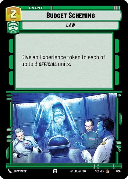 Budget Scheming (Foil), Secrets of Power 634