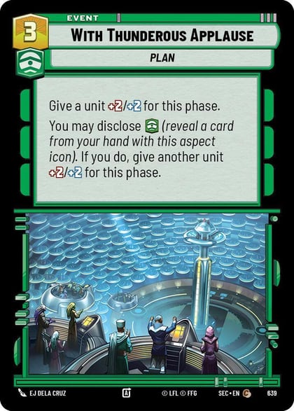 With Thunderous Applause (Foil), Secrets of Power 639