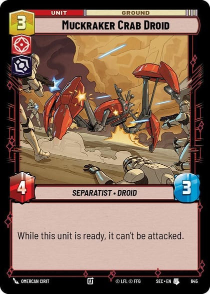 Muckraker Crab Droid (Foil), Secrets of Power 645