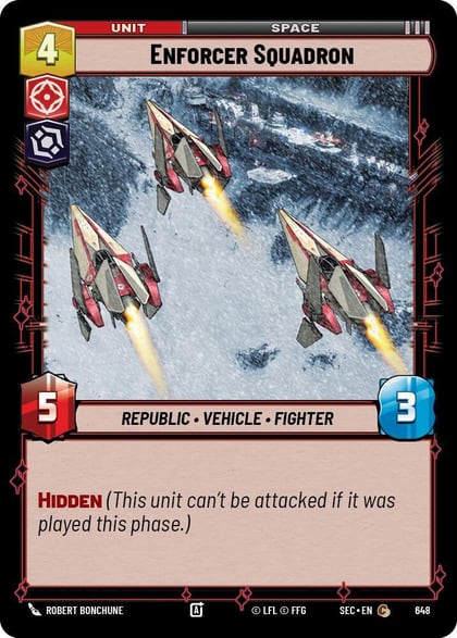 Enforcer Squadron (Foil), Secrets of Power 648