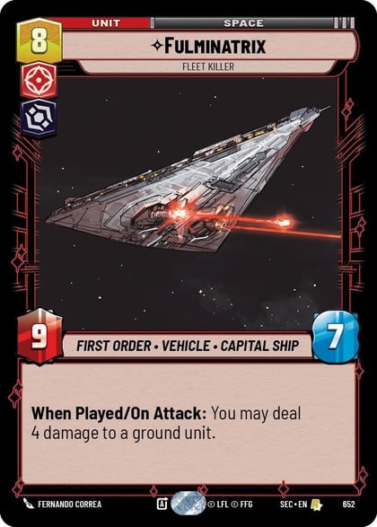 Fulminatrix - Fleet Killer (Foil), Secrets of Power 652