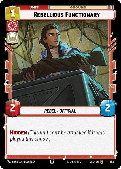 Rebellious Functionary (Foil), Secrets of Power 656