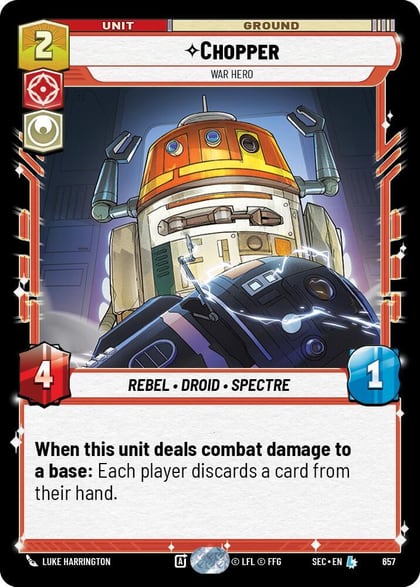 Chopper - War Hero (Foil), Secrets of Power 657