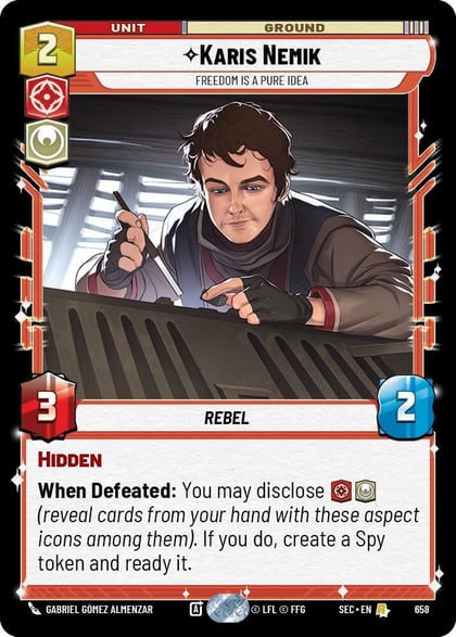 Karis Nemik - Freedom is a Pure Idea (Foil), Secrets of Power 658