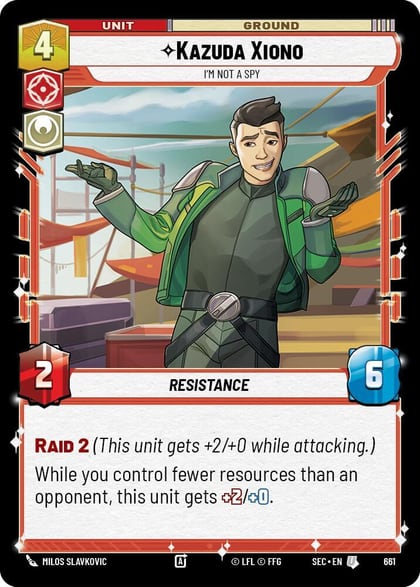 Kazuda Xiono - I'm Not A Spy (Foil), Secrets of Power 661