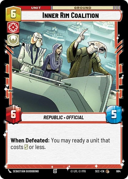Inner Rim Coalition (Foil), Secrets of Power 664