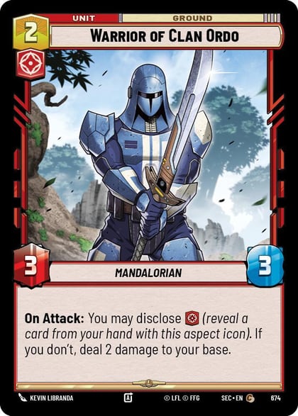 Warrior of Clan Ordo (Foil), Secrets of Power 674