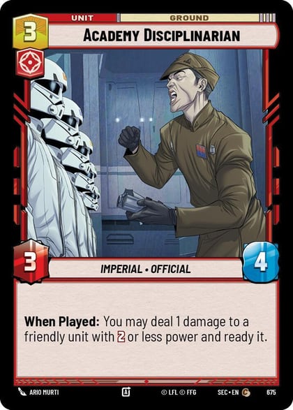 Academy Disciplinarian (Foil), Secrets of Power 675