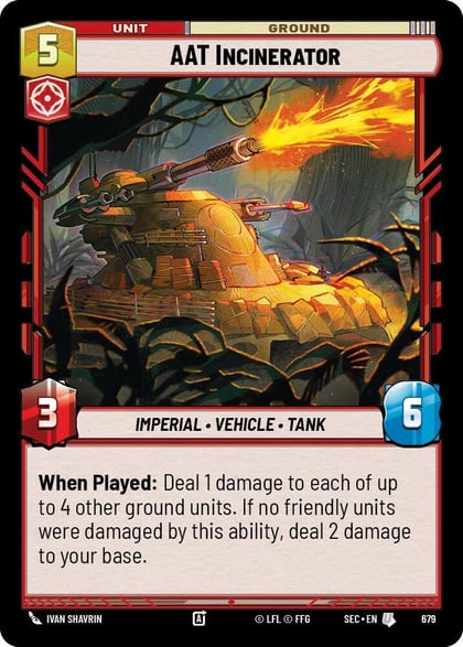 AAT Incinerator (Foil), Secrets of Power 679