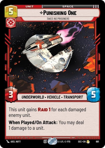 Punishing One - Takes No Prisoners (Foil), Secrets of Power 681