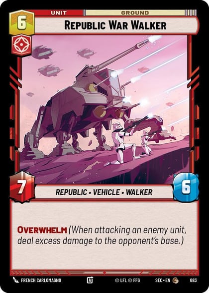 Republic War Walker (Foil), Secrets of Power 683