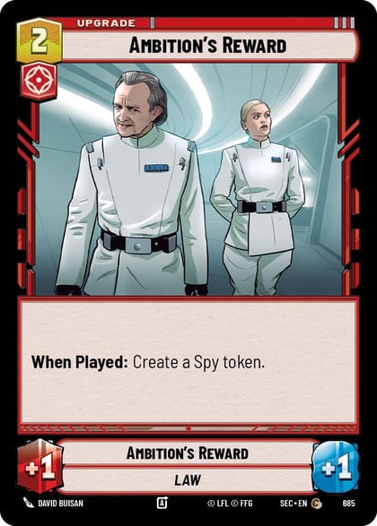 Ambition's Reward (Foil), Secrets of Power 685