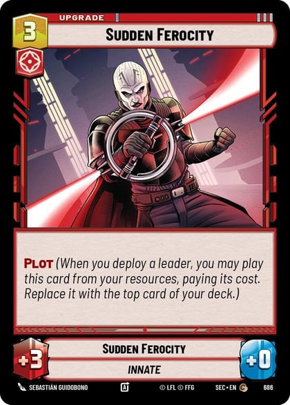 Sudden Ferocity (Foil), Secrets of Power 686