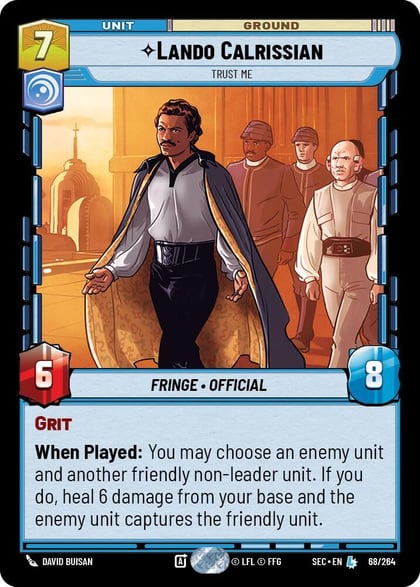 Lando Calrissian - Trust Me, Secrets of Power 68/264