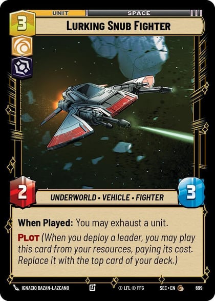 Lurking Snub Fighter (Foil), Secrets of Power 699