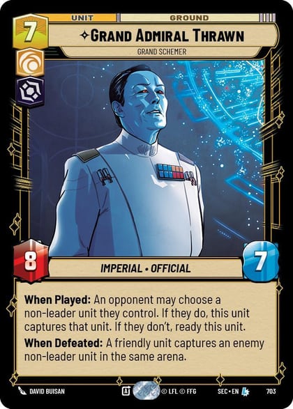 Grand Admiral Thrawn - Grand Schemer (Foil), Secrets of Power 703