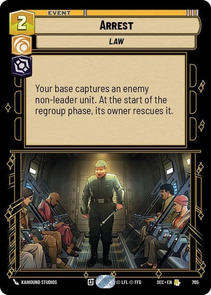 Arrest (Foil), Secrets of Power 705