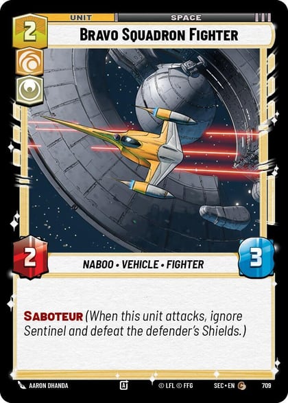 Bravo Squadron Fighter (Foil), Secrets of Power 709